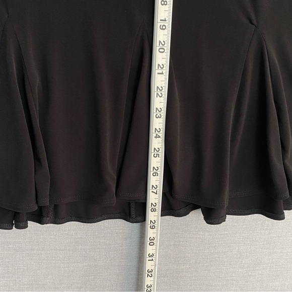 Skater Skirt Carroll Reed Womens Plus 20W Black Stretchy Flare Elastic Waist - Picture 8 of 8